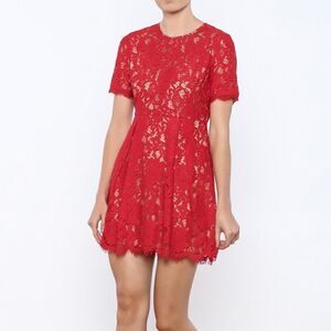 Red Lace Dress by Lush